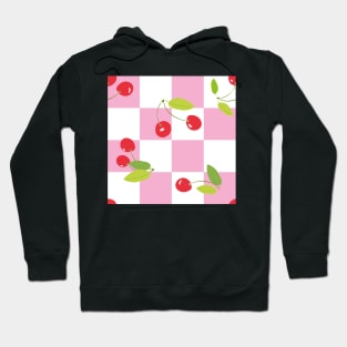 Pink Cherry Chess Hoodie